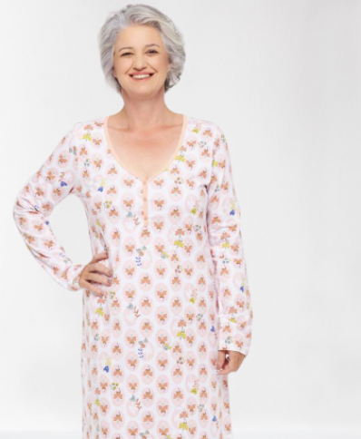 Camisola Regata Flores 100% Algodão Sonhart TAMANHO: M sonhart - CAMISOLA -  CAMISOLA - Pijamas, Pantufas, Difusores e muito mais - Mimos4You