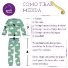PIJAMA FEMININO INVERNO COR COM AMOR AZUL MARINHO