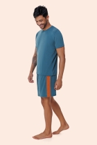 PIJAMA MASCULINO CURTO VERDE PLUS SIZE - BOCEJINHO