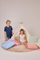 PIJAMA MASCULINO INFANTIL CURTO AZUL XADREZ TIGOR - COR COM AMOR