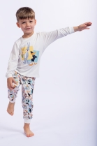 PIJAMA INFANTIL UNISSEX MANGA LONGA E CALÇA LOONEY TUNES FAMÍLIA - ACUO