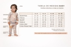 PIJAMA BABY UNISSEX BODY LONGO E CALÇA LOONEY TUNES FAMÍLIA- ACUO
