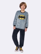PIJAMA MASCULINO INFANTIL MANGA LONGA E CAL&Ccedil;A FLEECE BATMAN - VEGGI